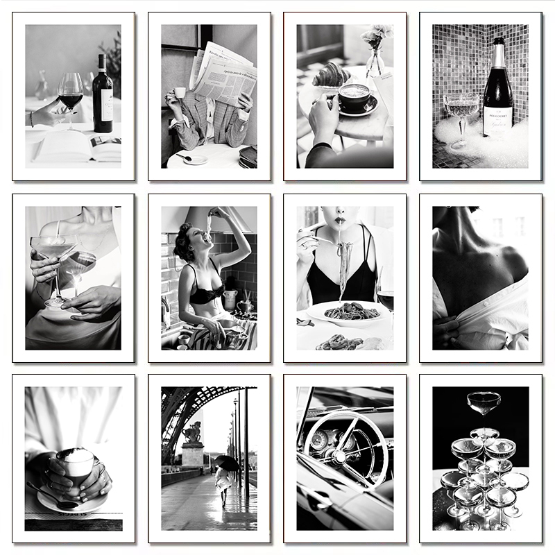 Luxury Lifestyle Photography - Moderne Luxus Mode Champagner Wein Sexy