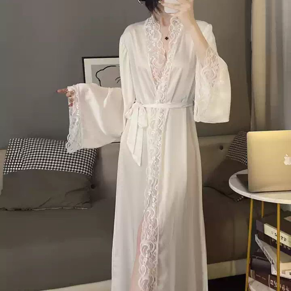 Luxury Lifestyle Women - 1 Stück Damen Übergröße Eisseide Satin