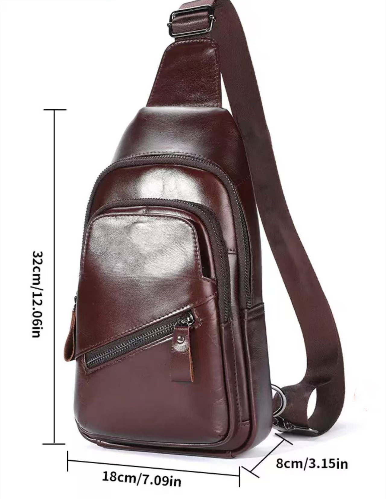 Brusttasche aus genarbtem Rind – Luxury Lifestyle Pack Bewertung und Preis