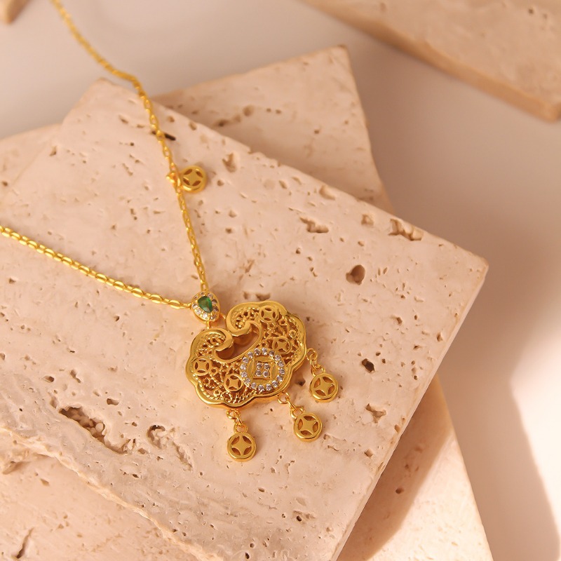 Vintage-Halskette im chinesisc – Luxury Lifestyle Jewelry Bewertung und Preis